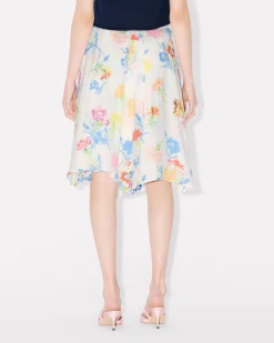 Store Falda plisada ' Drawn Flowers' Mujer Vestidos y Faldas|Novedades
