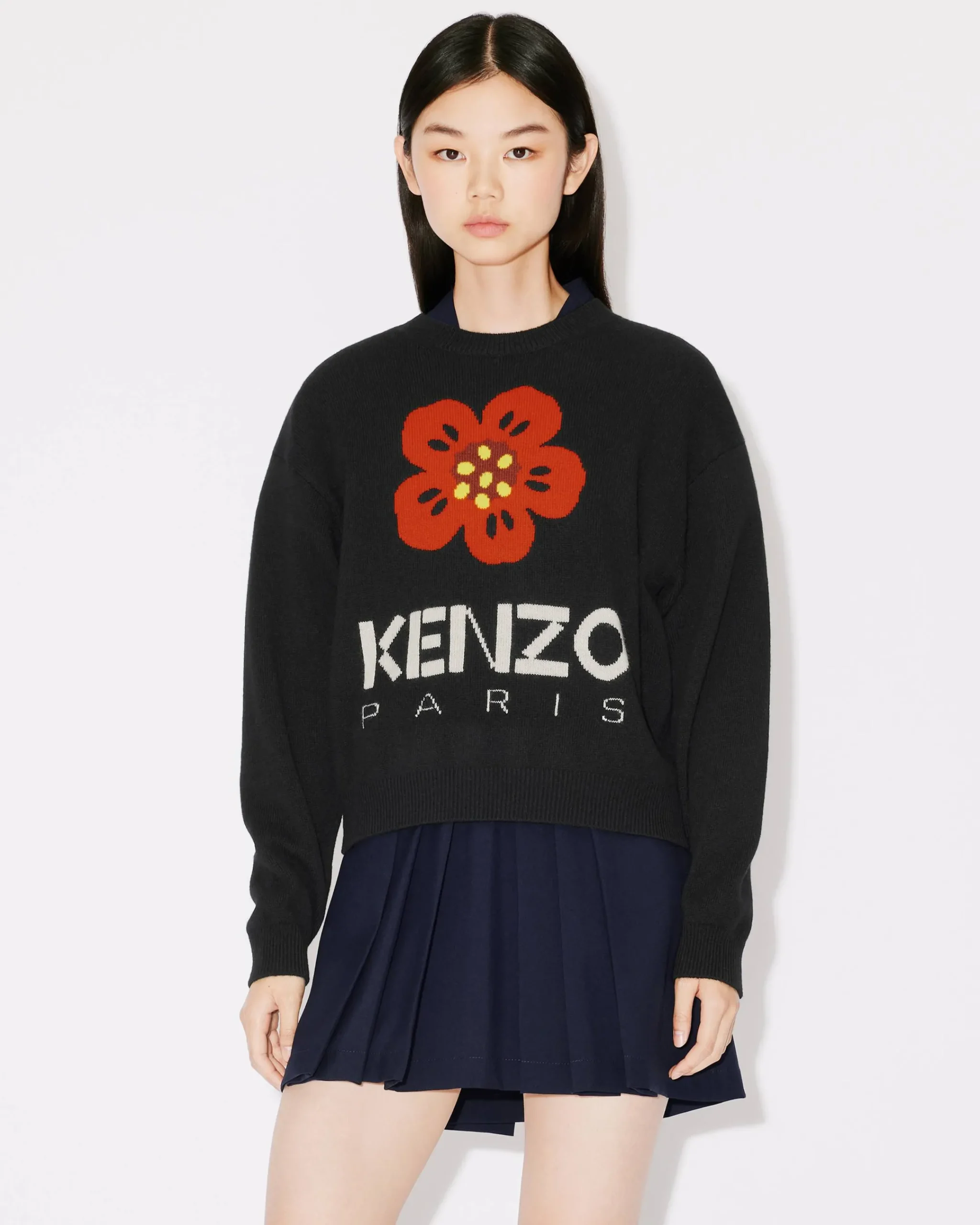 Best Sale Jersey 'Boke Flower' de lana Mujer Jerséis|Boke Flower