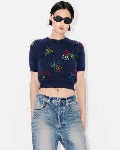 Discount Jersey bordado ' Drawn Flowers' Mujer Jerséis|Novedades