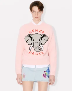 Shop Jersey de lana ' Éléphant' Mujer Jerséis