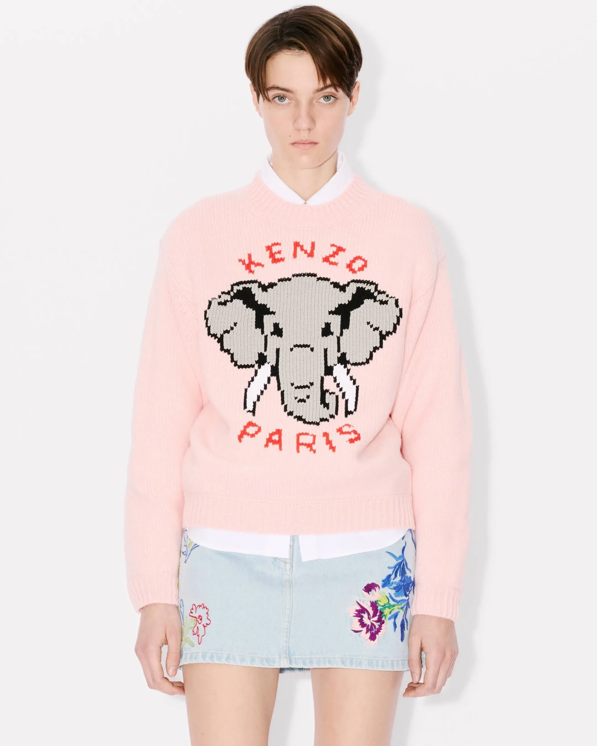 Shop Jersey de lana ' Éléphant' Mujer Jerséis