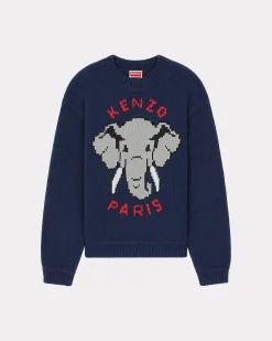 Cheap Jersey de lana ' Éléphant' Mujer Jerséis