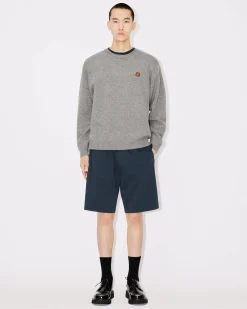 Flash Sale Jersey de lana logo 'Boke Flower' bordado Hombre Jerseis
