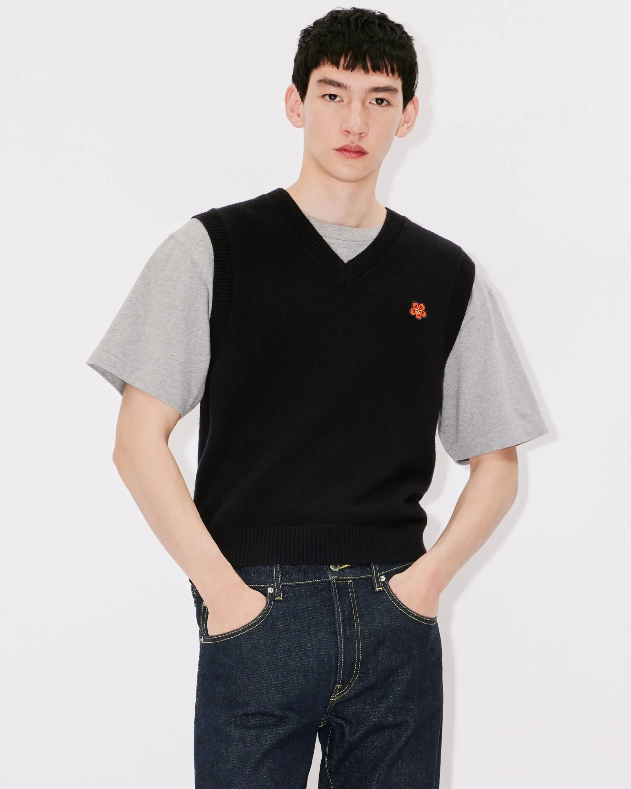 Sale Jersey de lana logo 'Boke Flower' bordado Hombre Jerseis