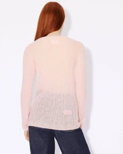 Cheap Jersey de punto semitransparente Mujer Camisas y Tops|Jerséis