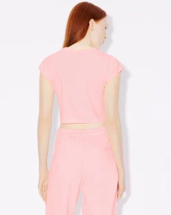Fashion Minicamiseta con parche 'Boke Flower Crest' bordado Mujer Camisetas y Polos|Boke Flower