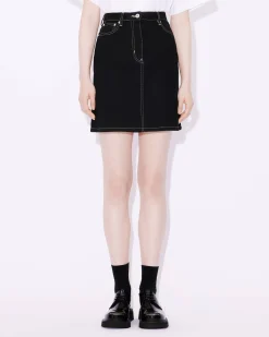 Sale Minifalda de tejido denim japon&eacute;s Mujer Denim|Vestidos y Faldas