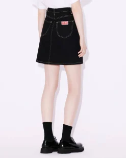 Sale Minifalda de tejido denim japon&eacute;s Mujer Denim|Vestidos y Faldas