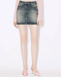 Online Minifalda de tejido denim japon&eacute;s Mujer Denim|Vestidos y Faldas