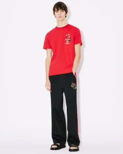Online Pantal&oacute;n de ch&aacute;ndal con bordado 'Year of the Dragon' Mujer/Hombre Pantalones|Regalos