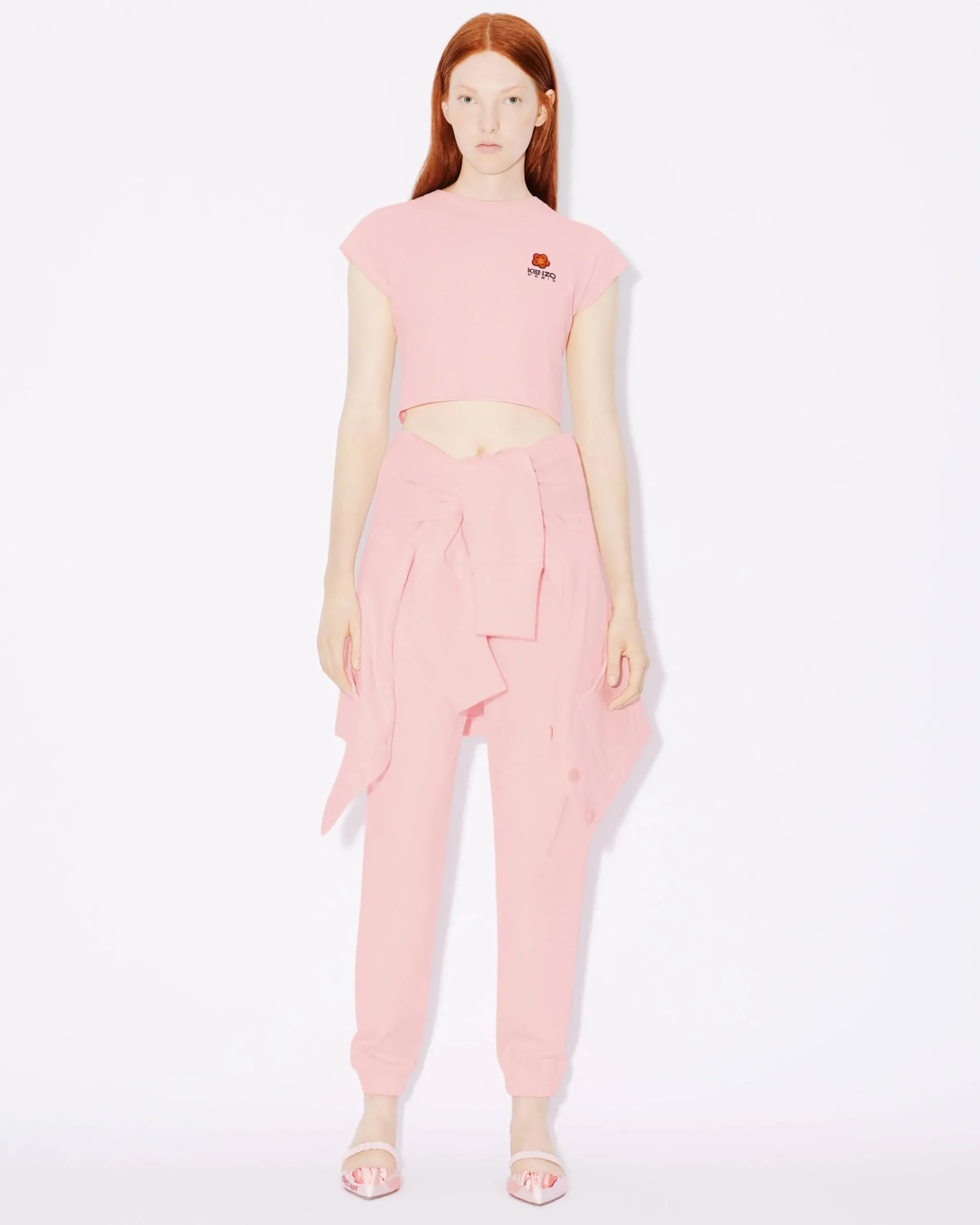 Cheap Pantalón de chándal con parche 'Boke Flower' bordado Mujer Pantalones y Shorts|Boke Flower