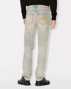 Cheap Pantal&oacute;n vaquero ajustado Bara ' Drawn Varsity&rsquo; Hombre Denim|Pantalones