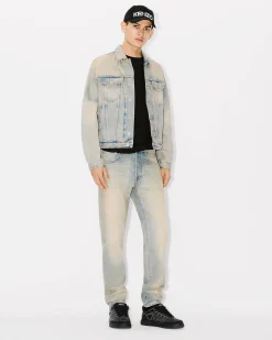 Cheap Pantal&oacute;n vaquero ajustado Bara ' Drawn Varsity&rsquo; Hombre Denim|Pantalones