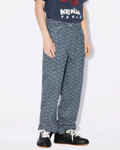 Sale Pantal&oacute;n vaquero cargo Monkey ' Seigaiha' Hombre Denim|Novedades