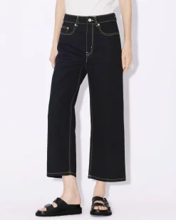 Sale Pantal&oacute;n vaquero cropped SUMIRE Mujer Denim|Pantalones y Shorts