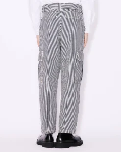 Sale Pantal&oacute;n vaquero unisex recto de rayas Mujer/Hombre Denim|Pantalones y Shorts