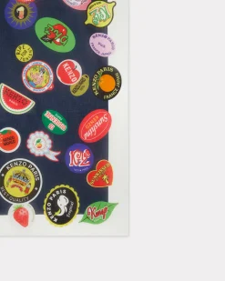 Hot Pa&ntilde;uelo grande ' Stamp' de algod&oacute;n Mujer Novedades|Bufandas Y Bandanas
