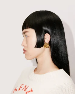 Fashion Pendientes grandes 'Boke Flower' Mujer Boke Flower|Alfileres y Joyas