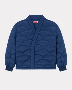 Cheap Plumas kimono ' Seigaiha' Hombre Chaquetas y Abrigos
