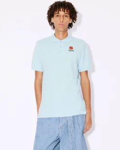 Outlet Polo ajustado con bordado 'Boke Flower Crest' Hombre Camisetas y Polos|Boke Flower
