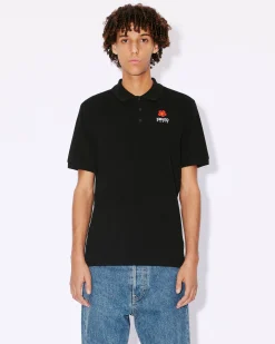 Best Polo ajustado con bordado 'Boke Flower Crest' Hombre Boke Flower