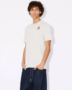 Cheap Polo ajustado con bordado 'Boke Flower Crest' Hombre Boke Flower