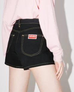 Shop Shorts vaqueros bordados Mujer Denim|Pantalones y Shorts