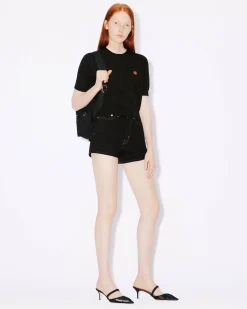 Shop Shorts vaqueros bordados Mujer Denim|Pantalones y Shorts