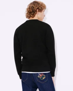 Cheap Sudadera ajustada bordada 'Year of the Dragon' Hombre Sudaderas y Hoodies