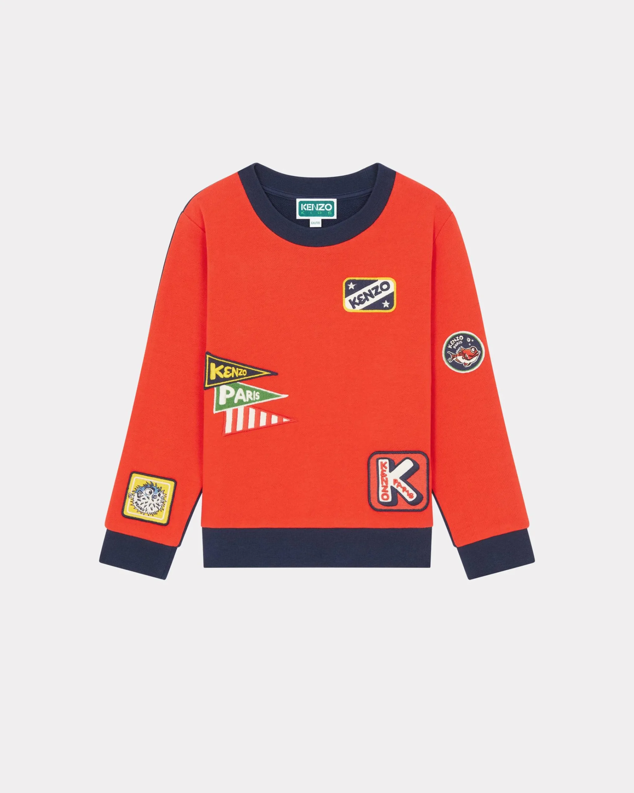 Outlet Sudadera bicolor bordada 'Sailor' Niños Niños (3-12 años)
