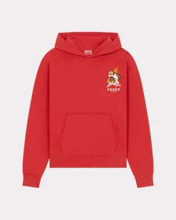 Clearance Sudadera cl&aacute;sica bordada ''Year of the Dragon' con capucha Hombre Sudaderas y Hoodies
