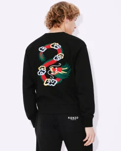 Cheap Sudadera clásica con bordado 'Year of the Dragon' Mujer/Hombre Sudaderas y Hoodies|Regalos