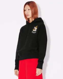 Sale Sudadera clásica con capucha bordada 'Year of the Dragon' Mujer Sudaderas y Hoodies|Regalos