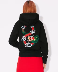 Sale Sudadera clásica con capucha bordada 'Year of the Dragon' Mujer Sudaderas y Hoodies|Regalos