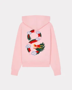 Flash Sale Sudadera cl&aacute;sica con capucha bordada 'Year of the Dragon' Mujer Sudaderas y Hoodies