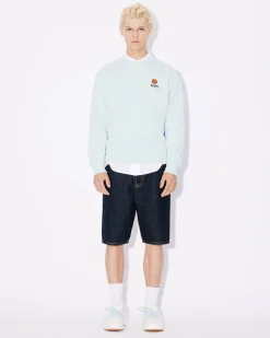 Best Sudadera cl&aacute;sica con escudo 'Boke Flower' bordado Hombre Sudaderas y Hoodies|Boke Flower