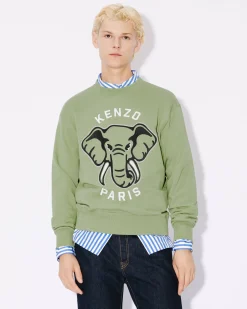 Store Sudadera con bordado ' Elephant' Hombre Sudaderas y Hoodies