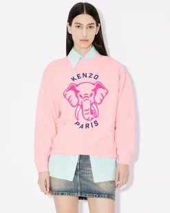 Cheap Sudadera con bordado ' Elephant' Mujer Sudaderas y Hoodies