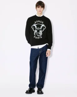 Best Sudadera con bordado ' Elephant' Hombre Sudaderas y Hoodies