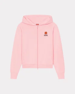 Sale Sudadera con capucha y bordado 'Boke Flower Crest' Mujer Sudaderas y Hoodies|Boke Flower