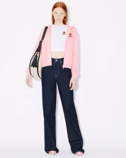 Sale Sudadera con capucha y bordado 'Boke Flower Crest' Mujer Sudaderas y Hoodies|Boke Flower