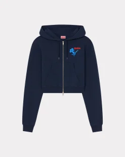 New Sudadera con capucha y bordado ' Drawn Flowers' Mujer Sudaderas y Hoodies|Novedades
