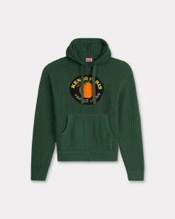 Flash Sale Sudadera con capucha y bordado ' Fruit Stickers' Hombre Jerseis|Novedades