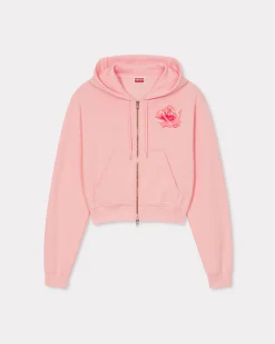 Sale Sudadera con capucha y cremallera ' Rose' Mujer Sudaderas y Hoodies|Novedades