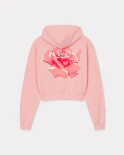 Sale Sudadera con capucha y cremallera ' Rose' Mujer Sudaderas y Hoodies|Novedades