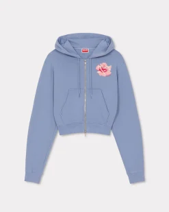 New Sudadera con capucha y cremallera ' Rose' Mujer Novedades|Sudaderas y Hoodies