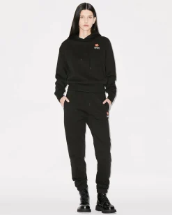 Clearance Sudadera con capucha y logo 'Boke Flower' bordado Mujer Sudaderas y Hoodies|Boke Flower