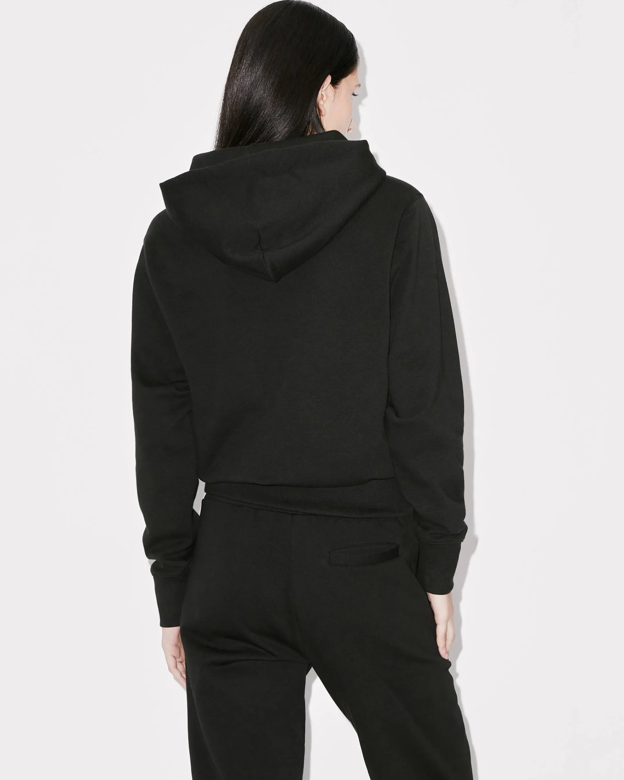 Clearance Sudadera con capucha y logo 'Boke Flower' bordado Mujer Sudaderas y Hoodies|Boke Flower
