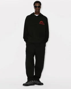 Best Sale Sudadera oversize con capucha y bordado ' Drawn Varsity' Hombre Sudaderas y Hoodies|Novedades