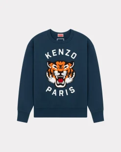 Store Sudadera unisex oversize bordada ' Lucky Tiger' Mujer/Hombre Sudaderas y Hoodies|Novedades
